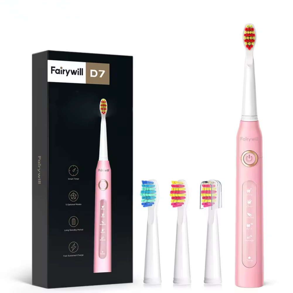 Heimwert Fairywill V1 – Professionelle Zahnreinigung mit Schalltechnologie für glattere Zähne und optimale Mundhygiene